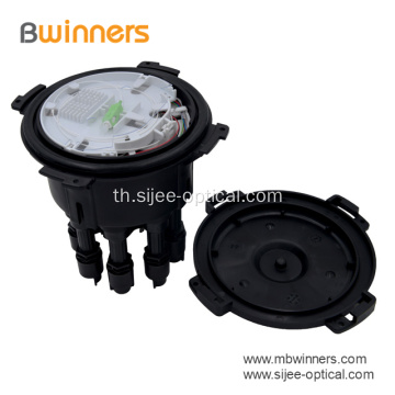 12 แกน FTTH ตัวเรือนประกบตัวเรือนพร้อมอะแดปเตอร์เชื่อมต่อล่วงหน้า